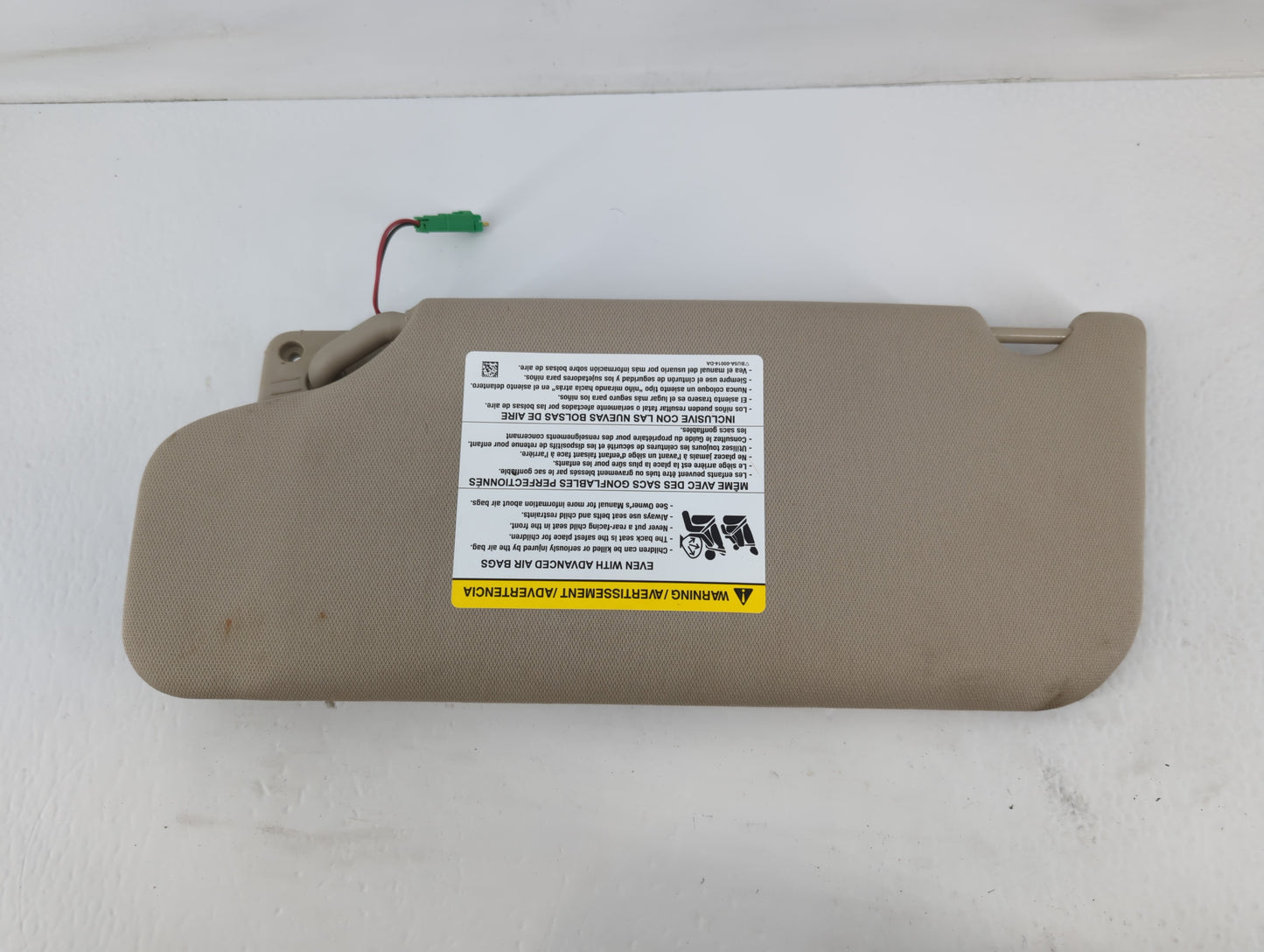 2011-2014 Ford Edge Sun Visor Shade Replacement Passenger Right Mirror Fits Fits 2011 2012 2013 2014 2015 OEM Used Auto Part