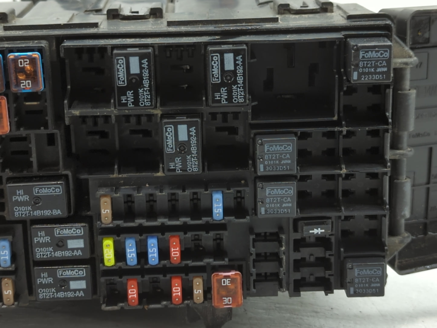 2012-2014 Ford Edge Fusebox Fuse Box Panel Relay Module P/N:CT4T-14290-LG Fits Fits 2012 2013 2014 OEM Used Auto Parts - Oem