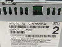 2012-2013 Ford Edge Radio AM FM Cd Player Receiver Replacement P/N:DT4T-19C107-BB Fits Fits 2012 2013 OEM Used Auto Parts - 