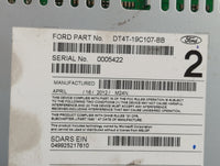 2013-2014 Ford Edge Radio AM FM Cd Player Receiver Replacement P/N:DT4T-19C107-BB Fits Fits 2013 2014 OEM Used Auto Parts - 