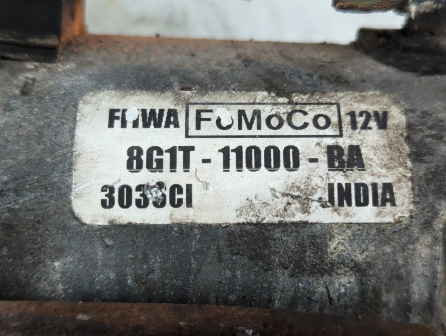 2007-2018 Ford Edge Car Starter Motor Solenoid OEM P/N:8G1T-11000-BA Fits OEM Used Auto Parts - Oemusedautoparts1.com