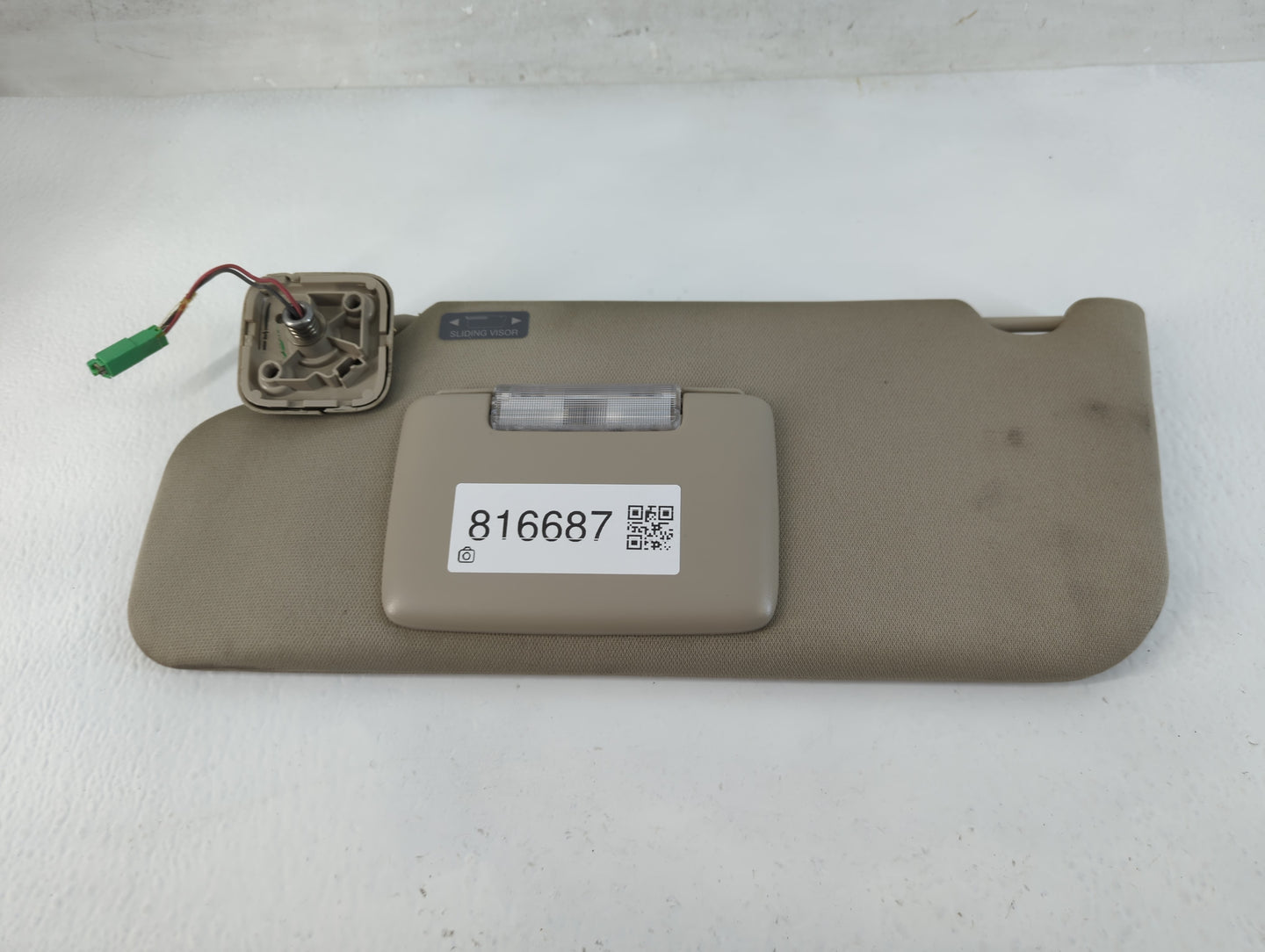 2011-2014 Ford Edge Sun Visor Shade Replacement Driver Left Mirror Fits Fits 2011 2012 2013 2014 OEM Used Auto Parts - Oemus