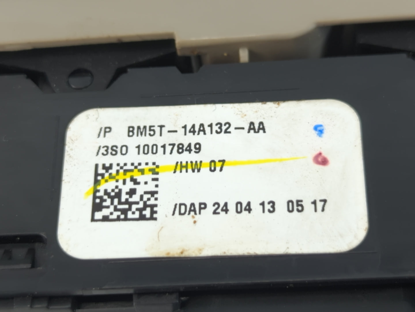 2013-2019 Ford Escape Master Power Window Switch Replacement Driver Side Left P/N:BM5T-14A132-AA Fits OEM Used Auto Parts - 