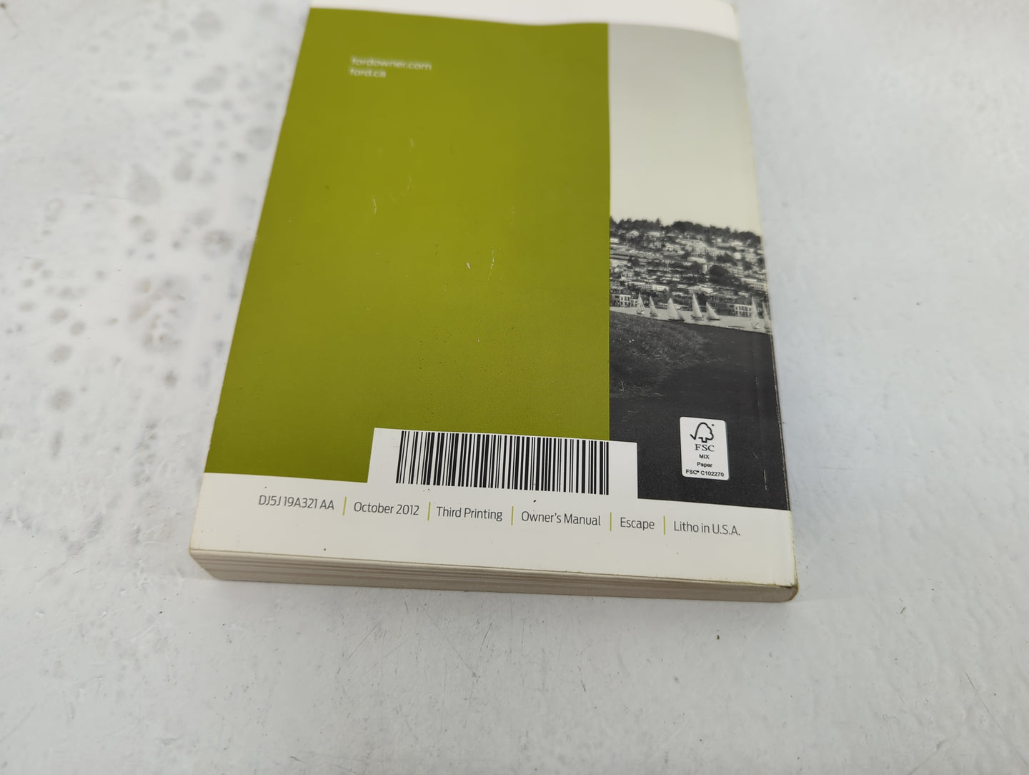 2013 Ford Escape Owners Manual Book Guide OEM Used Auto Parts - Oemusedautoparts1.com