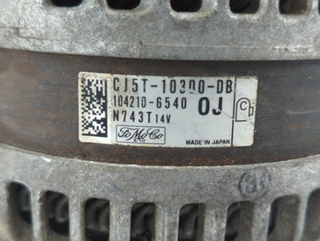 2013-2019 Ford Escape Alternator Replacement Generator Charging Assembly Engine OEM P/N:104210-6540 CJ5T-10300-DB Fits OEM Used Auto Parts