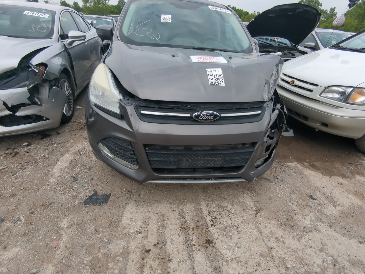 2013-2016 Ford Escape Front Bumper Grille - Oemusedautoparts1.com