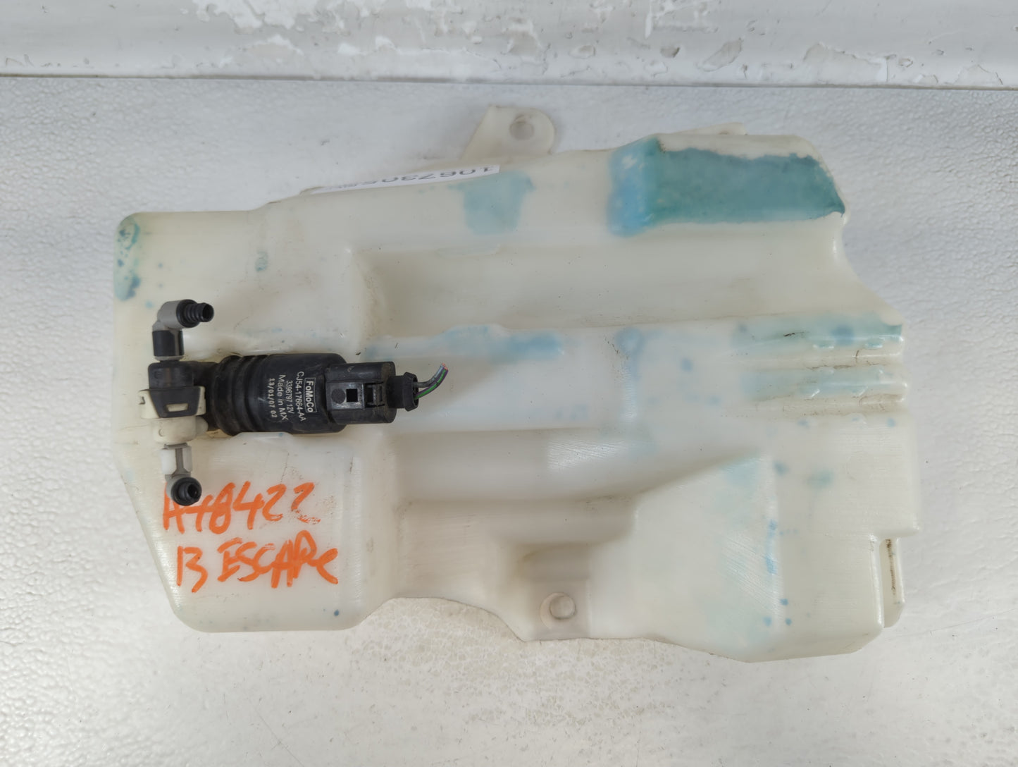 2013-2014 Ford Escape Windshield Washer Fluid Reservoir Bottle Oem - Oemusedautoparts1.com
