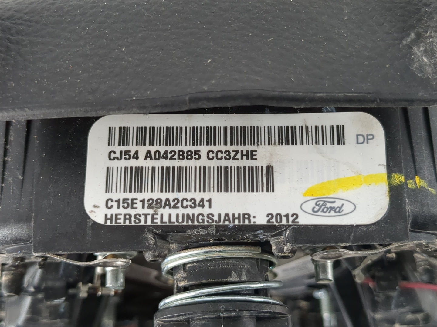 2013-2014 Ford Escape Air Bag Driver Left Steering Wheel Mounted P/N:CJ54 A042B85 CC3 Fits Fits 2013 2014 2015 2016 2017 201