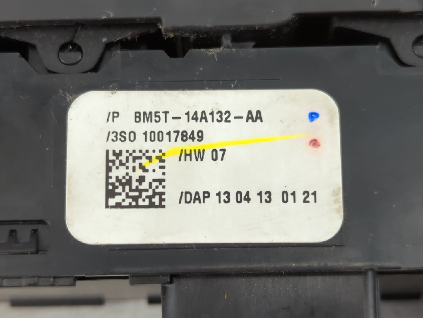2013-2019 Ford Escape Master Power Window Switch Replacement Driver Side Left P/N:BM5T-14A132-AA Fits OEM Used Auto Parts - 