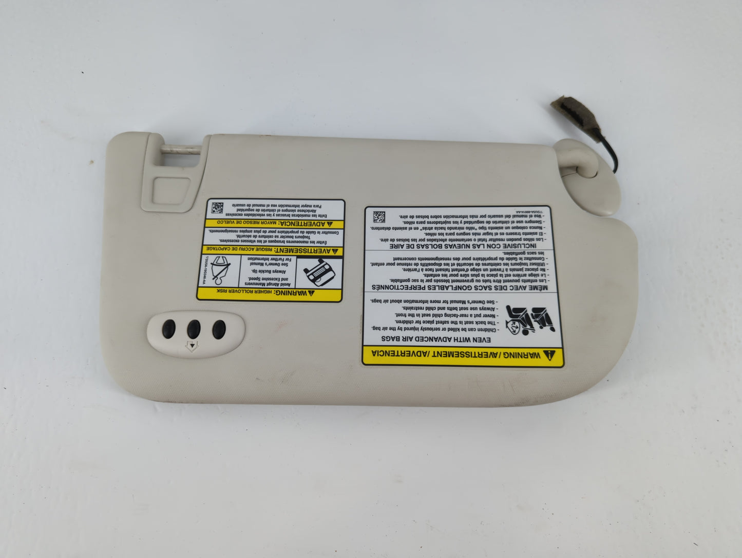 2013-2019 Ford Escape Sun Visor Shade Replacement Driver Left Mirror Fits Fits 2013 2014 2015 2016 2017 2018 2019 OEM Used A