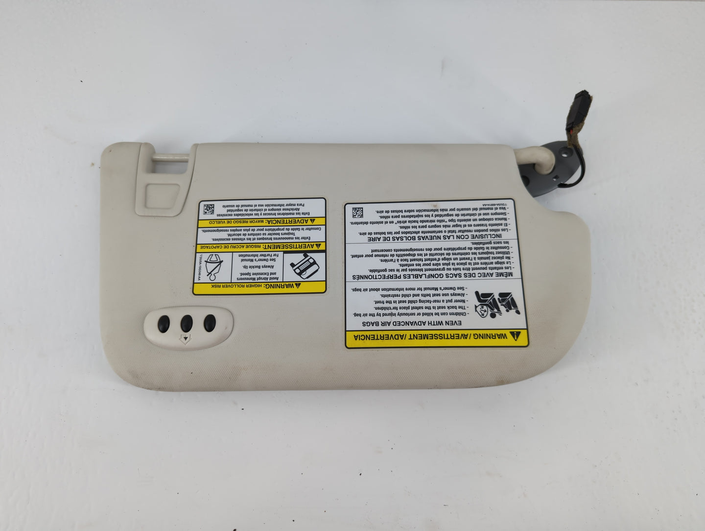 2013-2019 Ford Escape Sun Visor Shade Replacement Driver Left Mirror Fits Fits 2013 2014 2015 2016 2017 2018 2019 OEM Used A