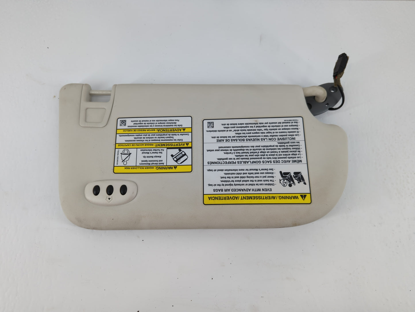 2013-2019 Ford Escape Sun Visor Shade Replacement Driver Left Mirror Fits Fits 2013 2014 2015 2016 2017 2018 2019 OEM Used A