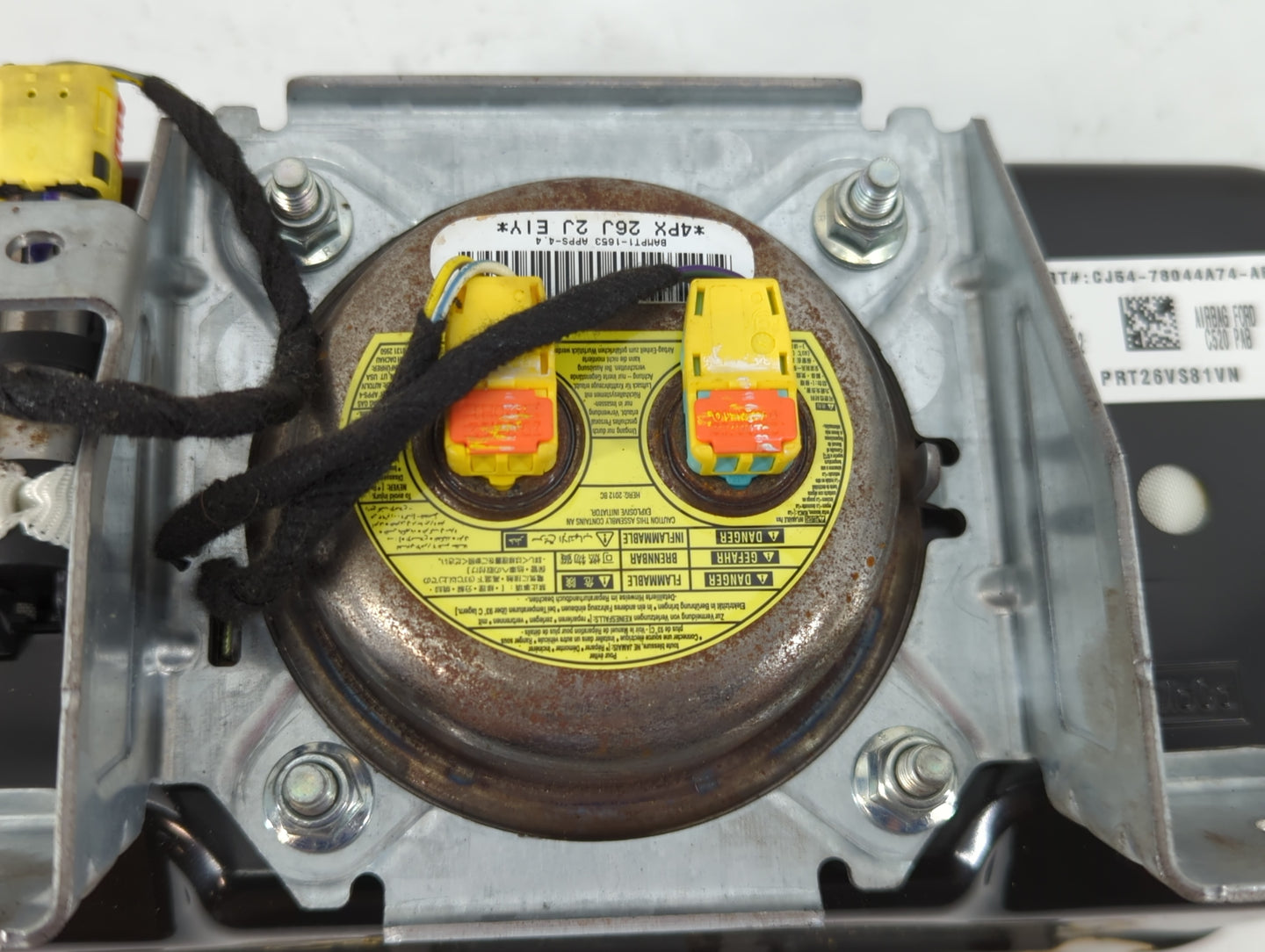 2013-2014 Ford Escape Air Bag Passenger Right Dashboard OEM P/N:CJ54-78044A74-AE Fits Fits 2013 2014 2015 OEM Used Auto Part