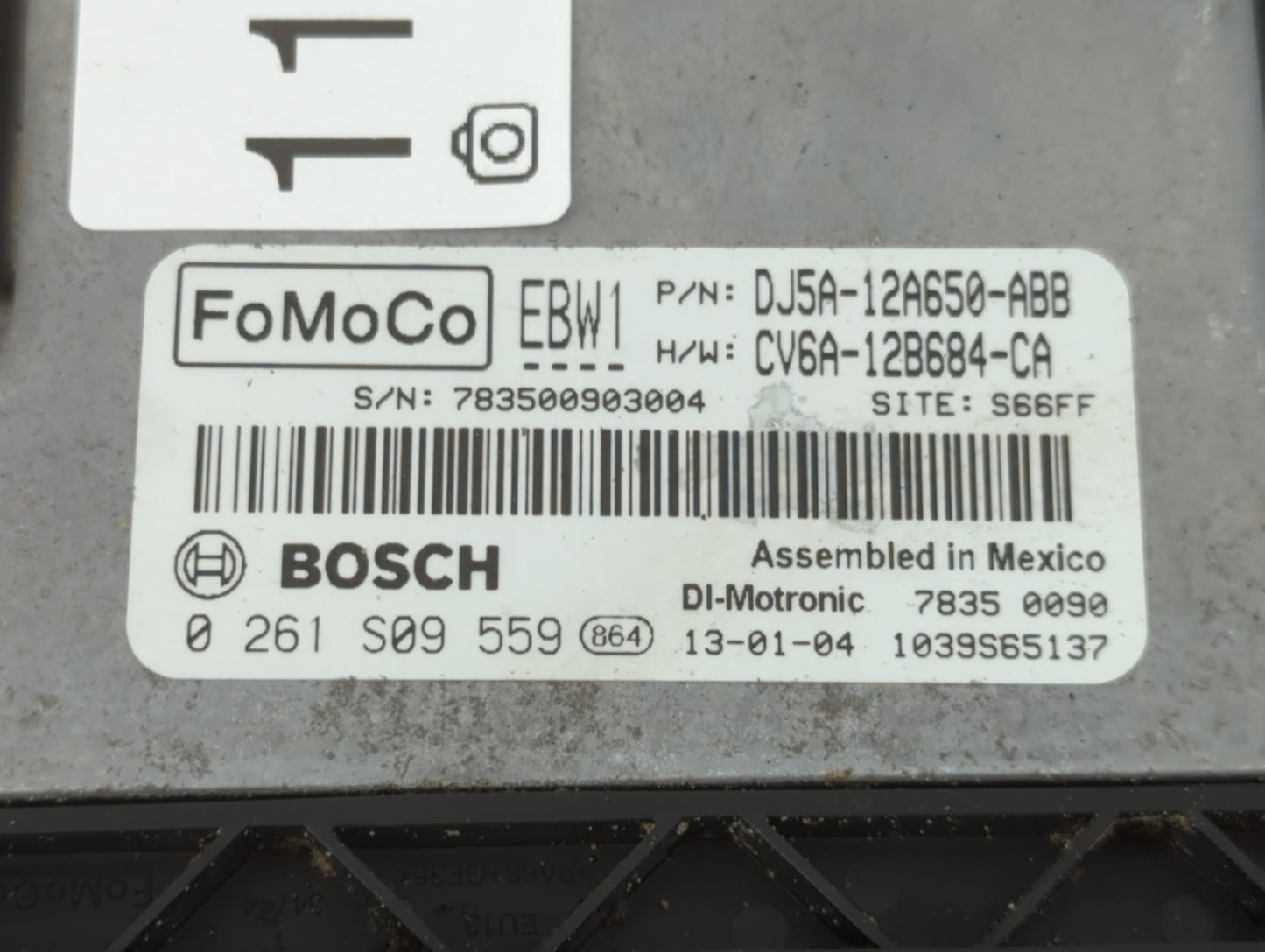 2013-2016 Ford Escape PCM Engine Control Computer ECU ECM PCU OEM P/N:CV6A-12B684-CA DJ5A-12A650-ABB Fits Fits 2013 2014 201