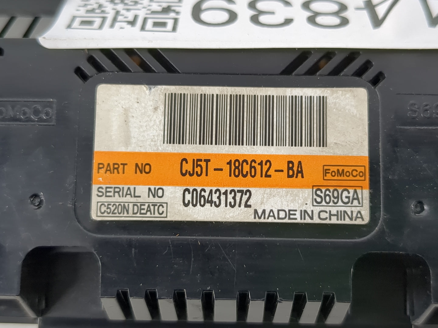 2013-2015 Ford Escape Climate Control Module Temperature AC/Heater Replacement P/N:CJ5T-18C612-BA Fits Fits 2013 2014 2015 O