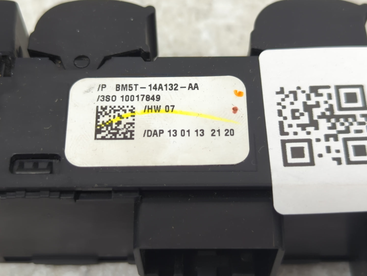 2013-2019 Ford Escape Master Power Window Switch Replacement Driver Side Left P/N:BM5T-14A132-AA Fits OEM Used Auto Parts - 