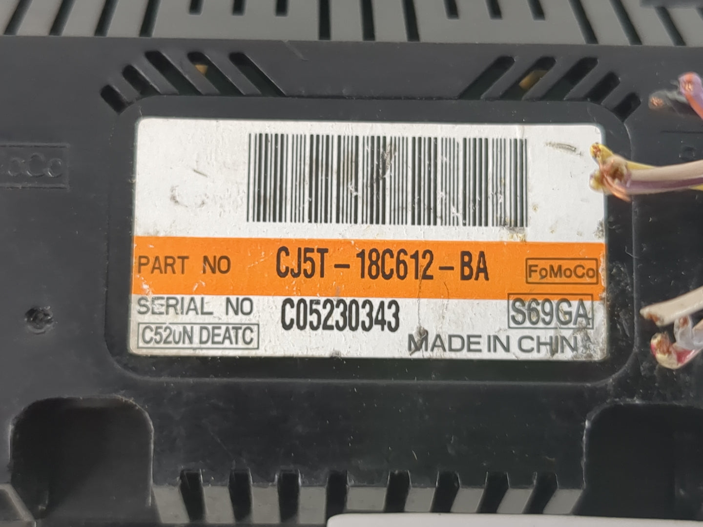 2013-2015 Ford Escape Climate Control Module Temperature AC/Heater Replacement P/N:CJ5T-18C612-BA Fits Fits 2013 2014 2015 O