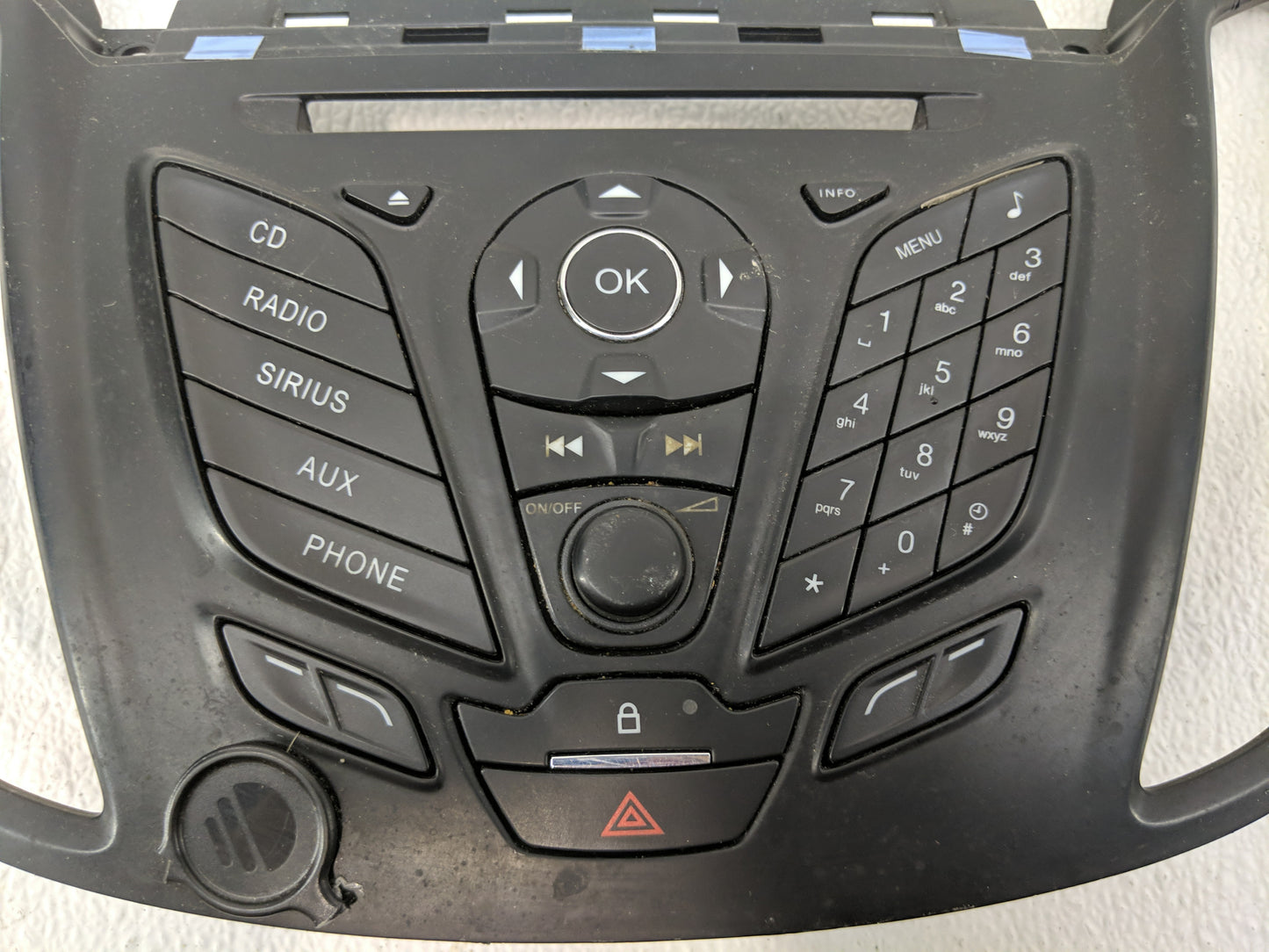 2013 Ford Escape Radio AM FM Cd Player Receiver Replacement P/N:CJ5T-19C107-BG Fits OEM Used Auto Parts - Oemusedautoparts1.