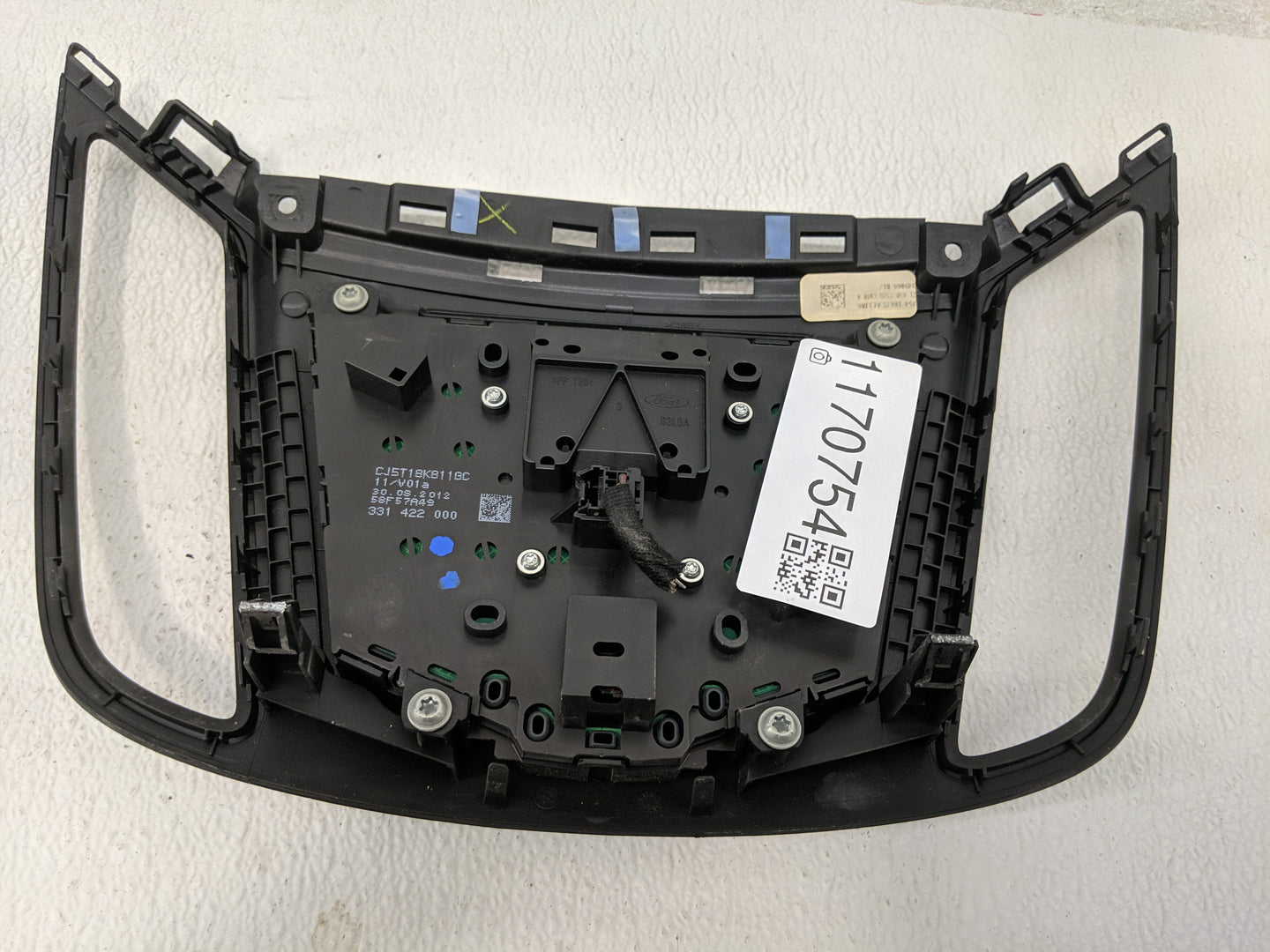 2013 Ford Escape Radio AM FM Cd Player Receiver Replacement P/N:CJ5T-19C107-BG Fits OEM Used Auto Parts - Oemusedautoparts1.