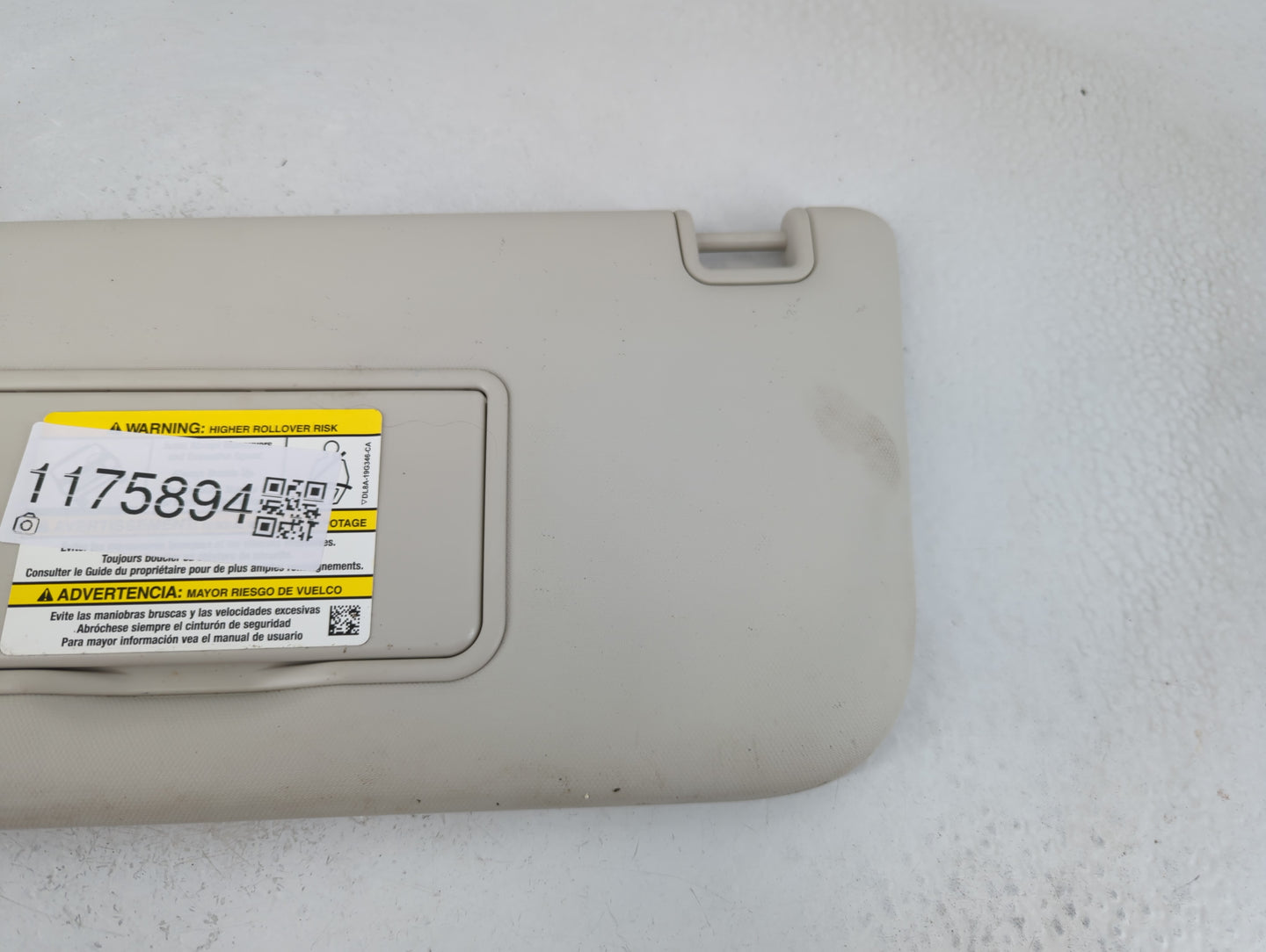2013-2019 Ford Escape Sun Visor Shade Replacement Driver Left Mirror Fits Fits 2013 2014 2015 2016 2017 2018 2019 OEM Used A