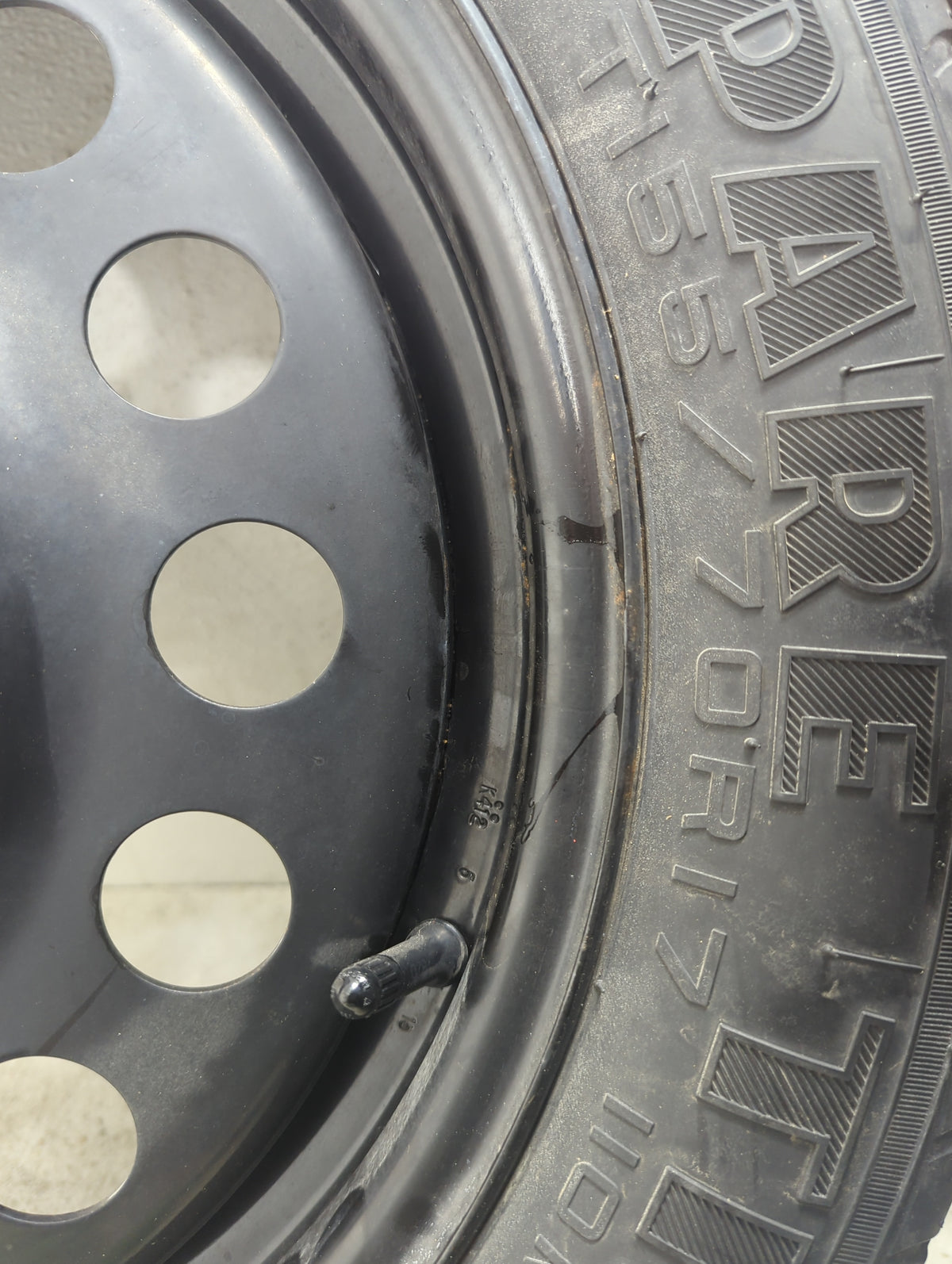 2013-2019 Ford Escape Spare Donut Tire Wheel Rim Oem 1179964 - Oemusedautoparts1.com