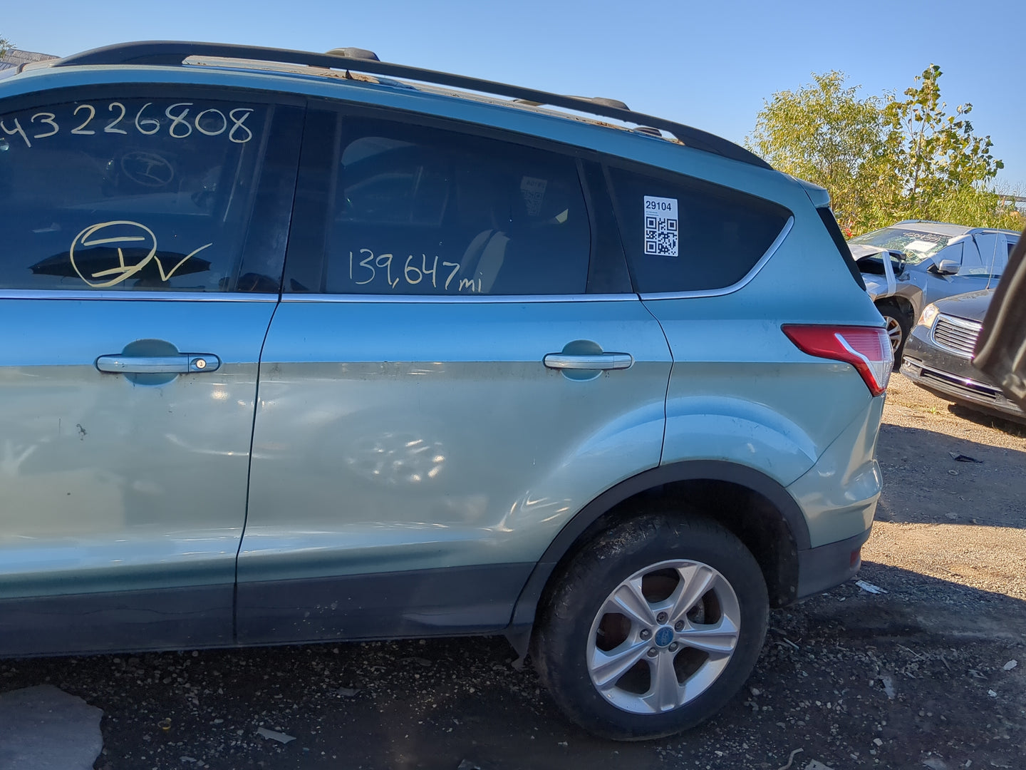 2013-2019 Ford Escape Driver Rear Door Oem - Oemusedautoparts1.com
