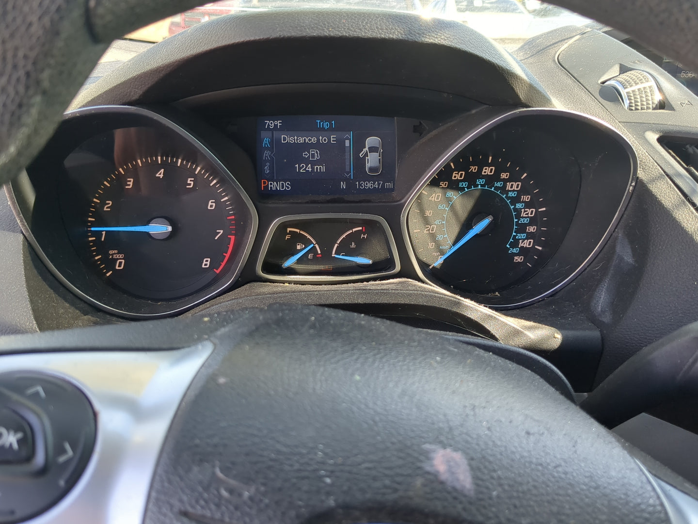 2013-2014 Ford Escape Instrument Cluster Speedometer Gauges Fits Fits 2013 2014 OEM Used Auto Parts - Oemusedautoparts1.com