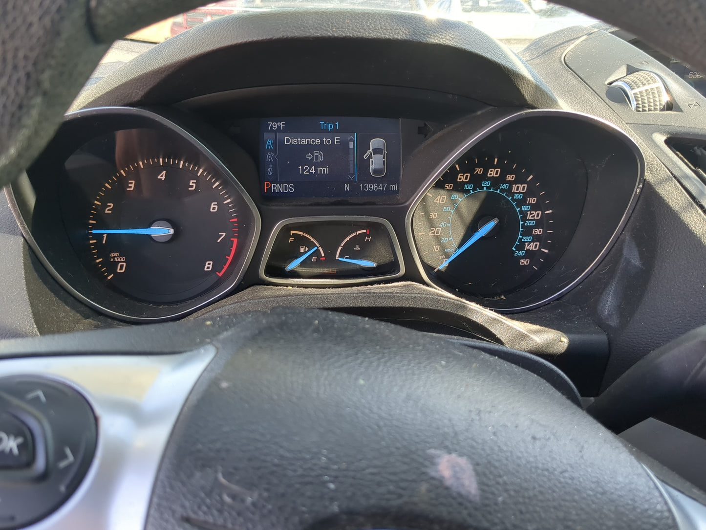 2013-2014 Ford Escape Instrument Cluster Speedometer Gauges Fits Fits 2013 2014 OEM Used Auto Parts - Oemusedautoparts1.com