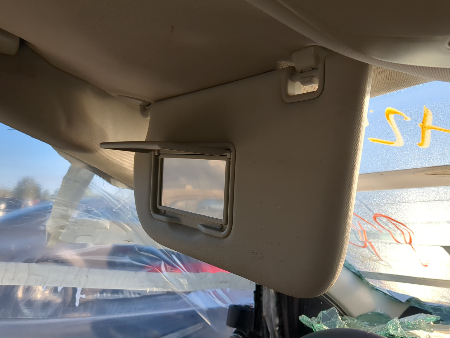 2013-2019 Ford Escape Sun Visor Shade Replacement Driver Left Mirror Fits Fits 2013 2014 2015 2016 2017 2018 2019 OEM Used A