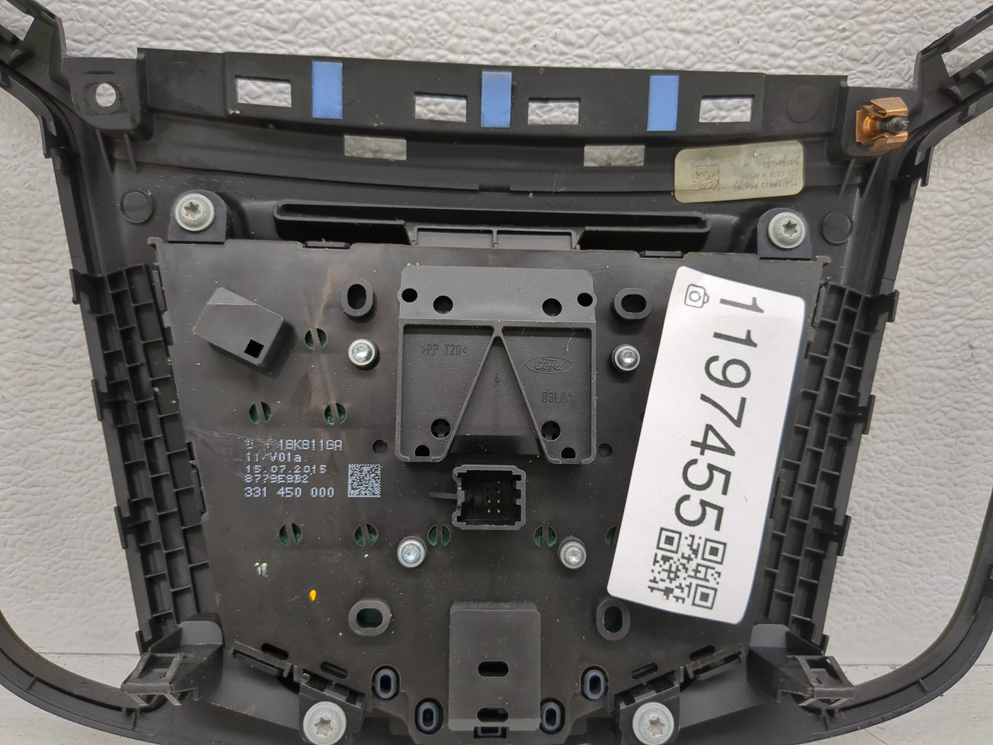 2013-2016 Ford Escape Radio AM FM Cd Player Receiver Replacement P/N:DJ5T 18K811 BA Fits Fits 2013 2014 2015 2016 OEM Used A