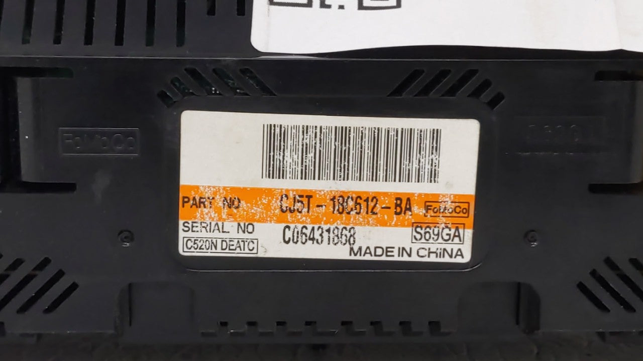 2013-2015 Ford Escape Climate Control Module Temperature AC/Heater Replacement P/N:CJ5T-18C612-BC CJ5T-18C612-BA Fits OEM Us