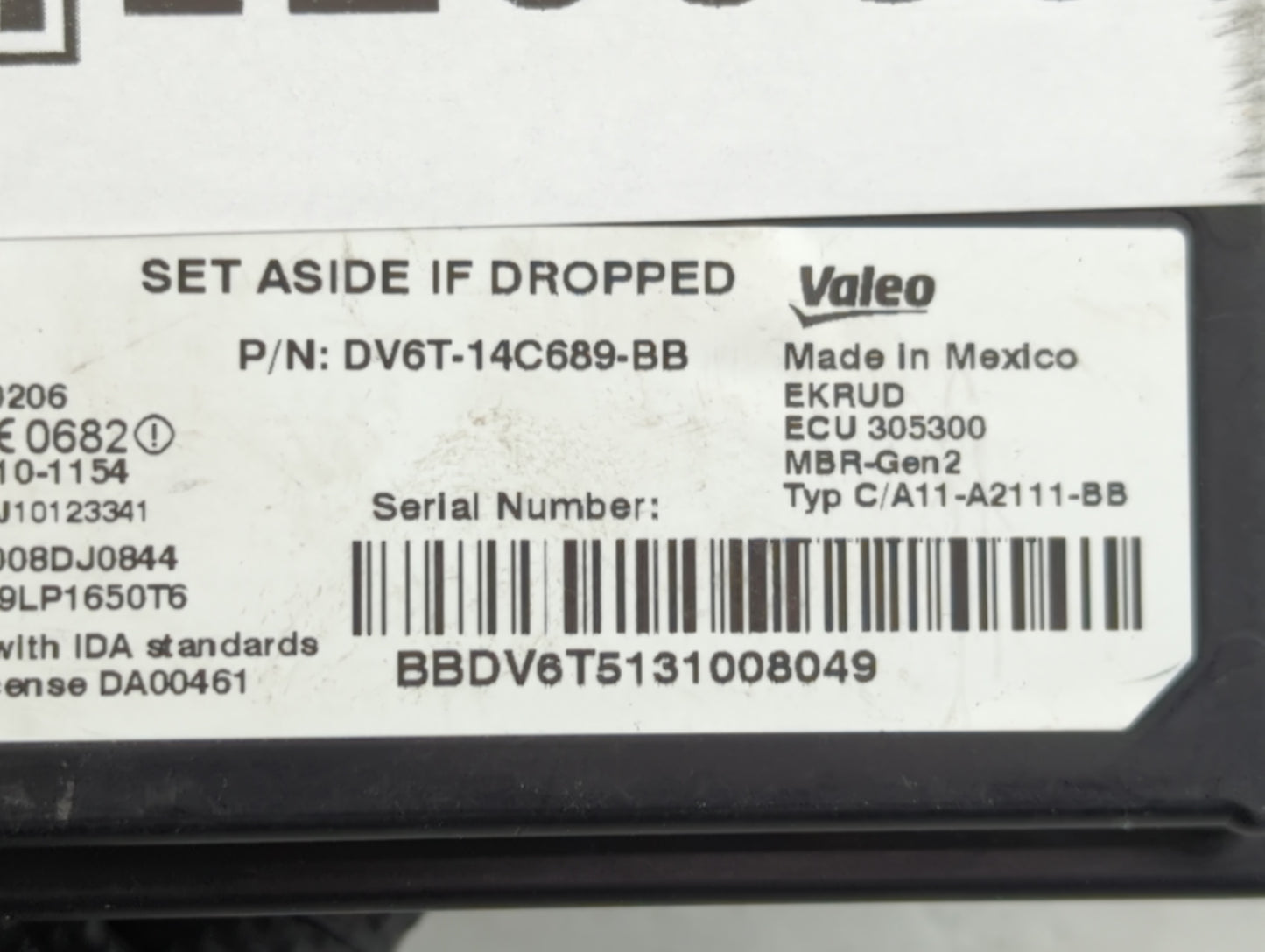 2013 Ford Escape Chassis Control Module Ccm Bcm Body Control - Oemusedautoparts1.com