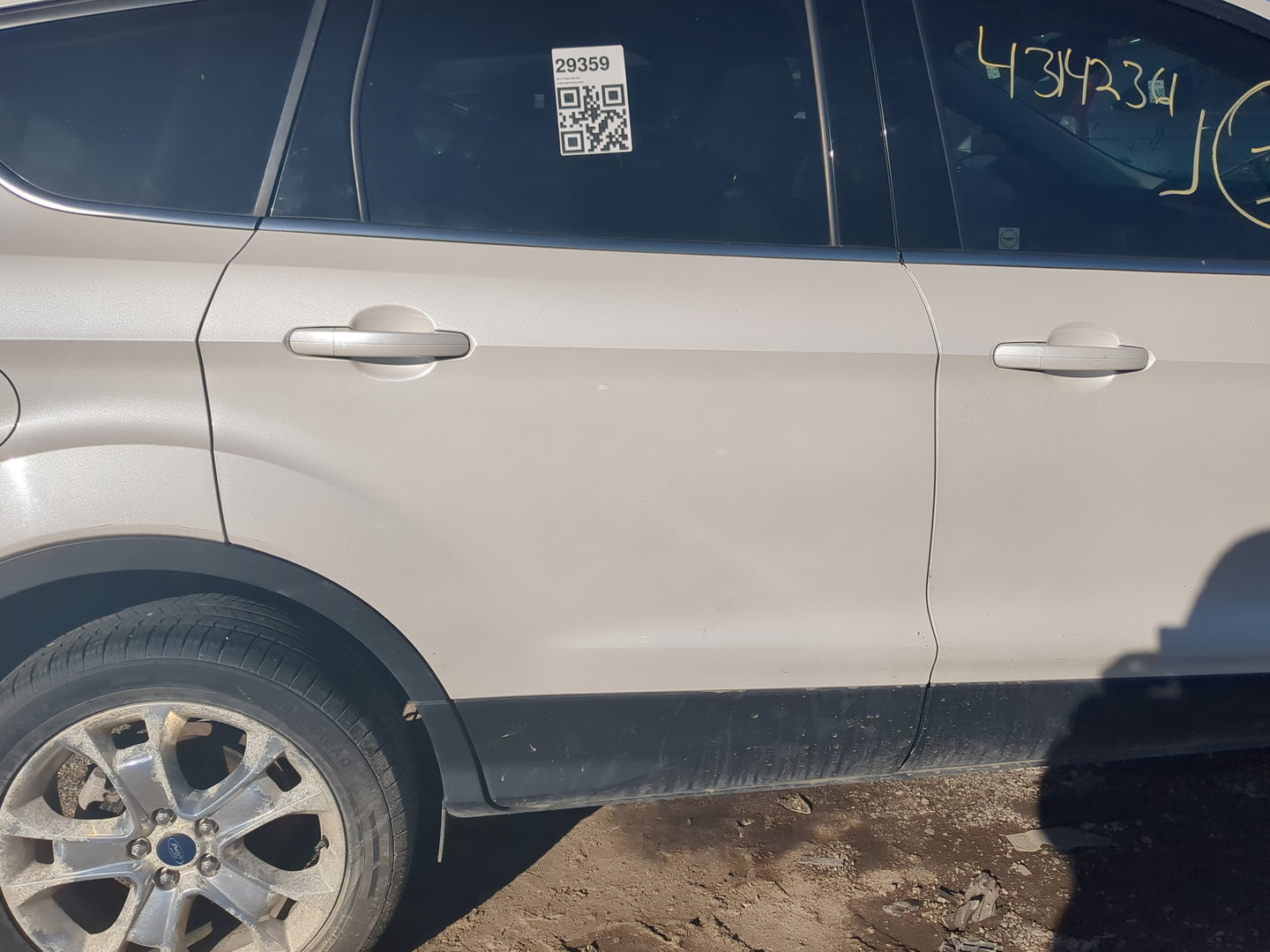 2013-2019 Ford Escape Passenger Rear Door Oem - Oemusedautoparts1.com