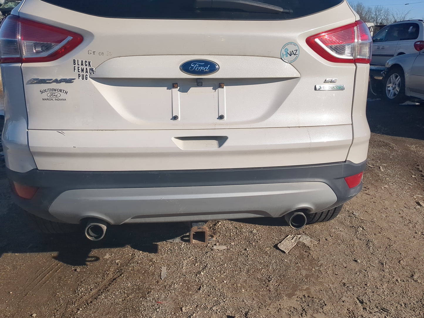 2013-2016 Ford Escape Rear Bumper Assembly Oem 1234548 - Oemusedautoparts1.com