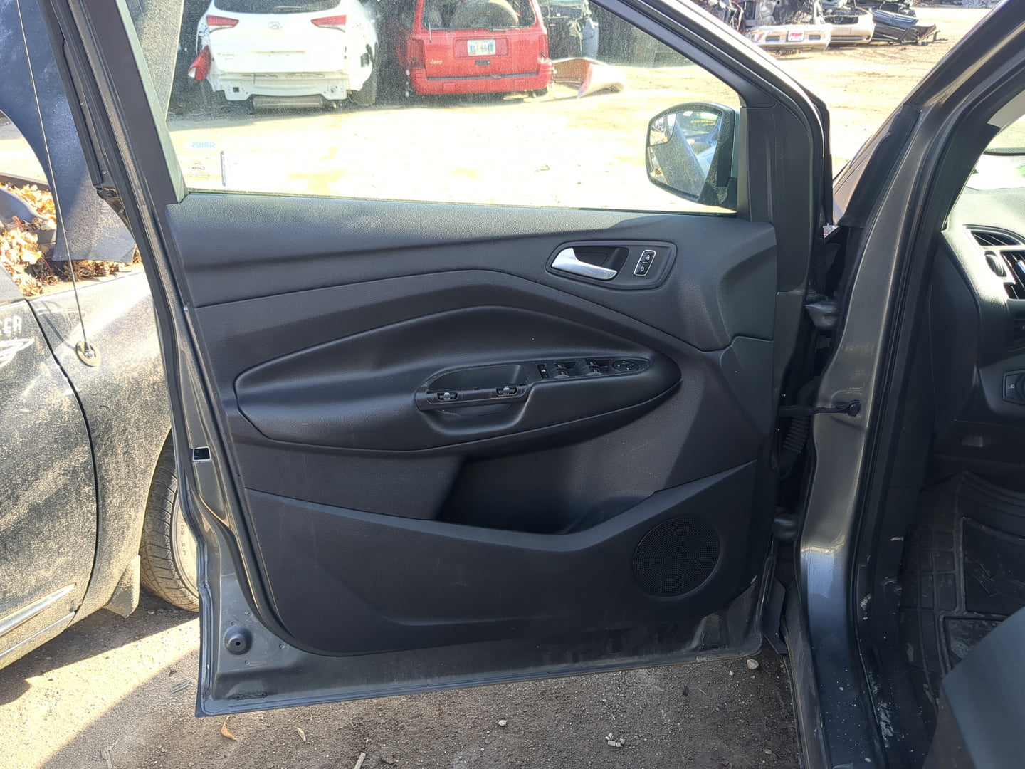 2013 Ford Escape Front Left Driver Interior Door Panel Trim 1235430 - Oemusedautoparts1.com