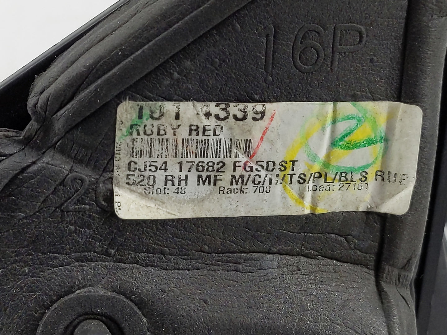 2013-2016 Ford Escape Side Mirror Replacement Passenger Right View Door Mirror P/N:CJ54 17682 Fits Fits 2013 2014 2015 2016 