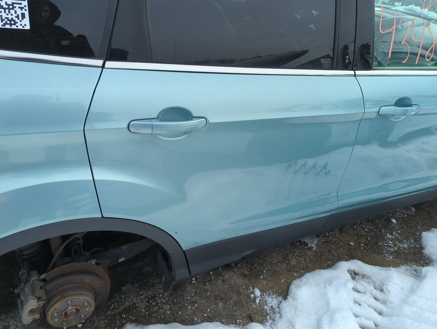 2013-2019 Ford Escape Passenger Rear Door Oem - Oemusedautoparts1.com