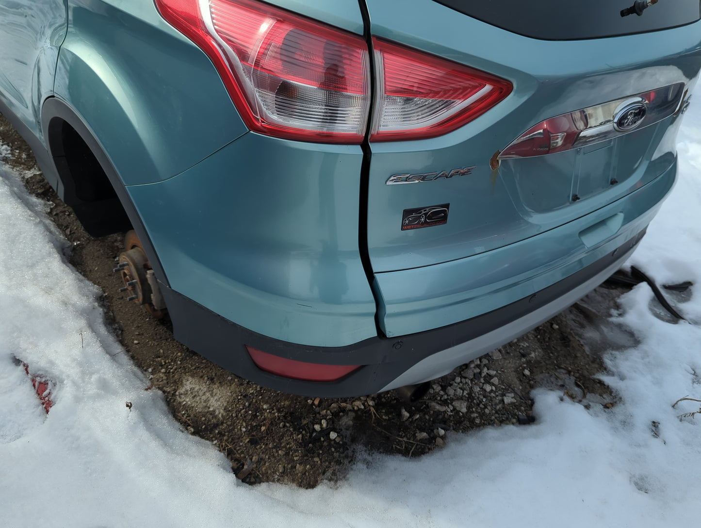 2013-2016 Ford Escape Rear Bumper Assembly Oem - Oemusedautoparts1.com