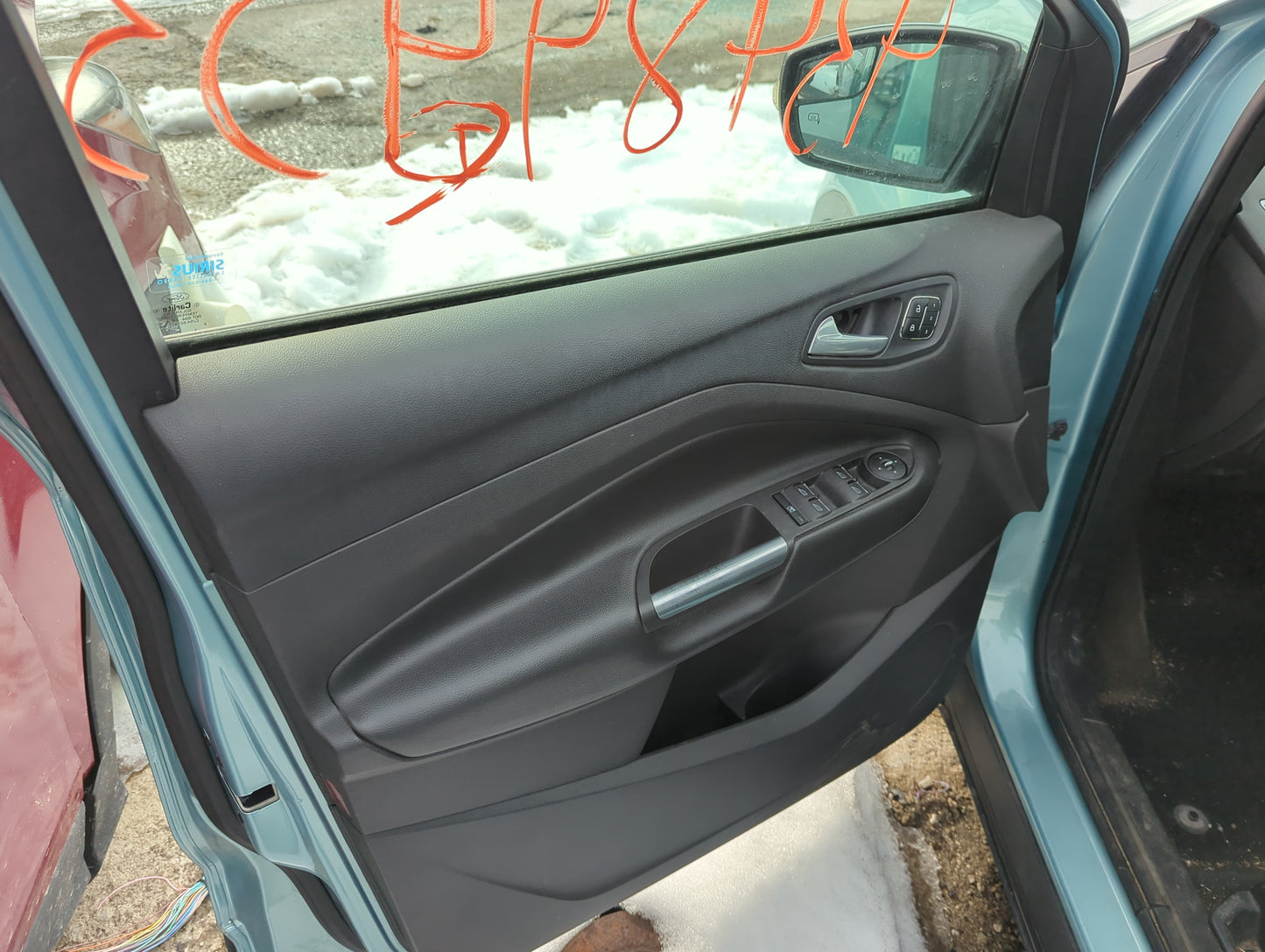 2013 Ford Escape Front Left Driver Interior Door Panel Trim - Oemusedautoparts1.com