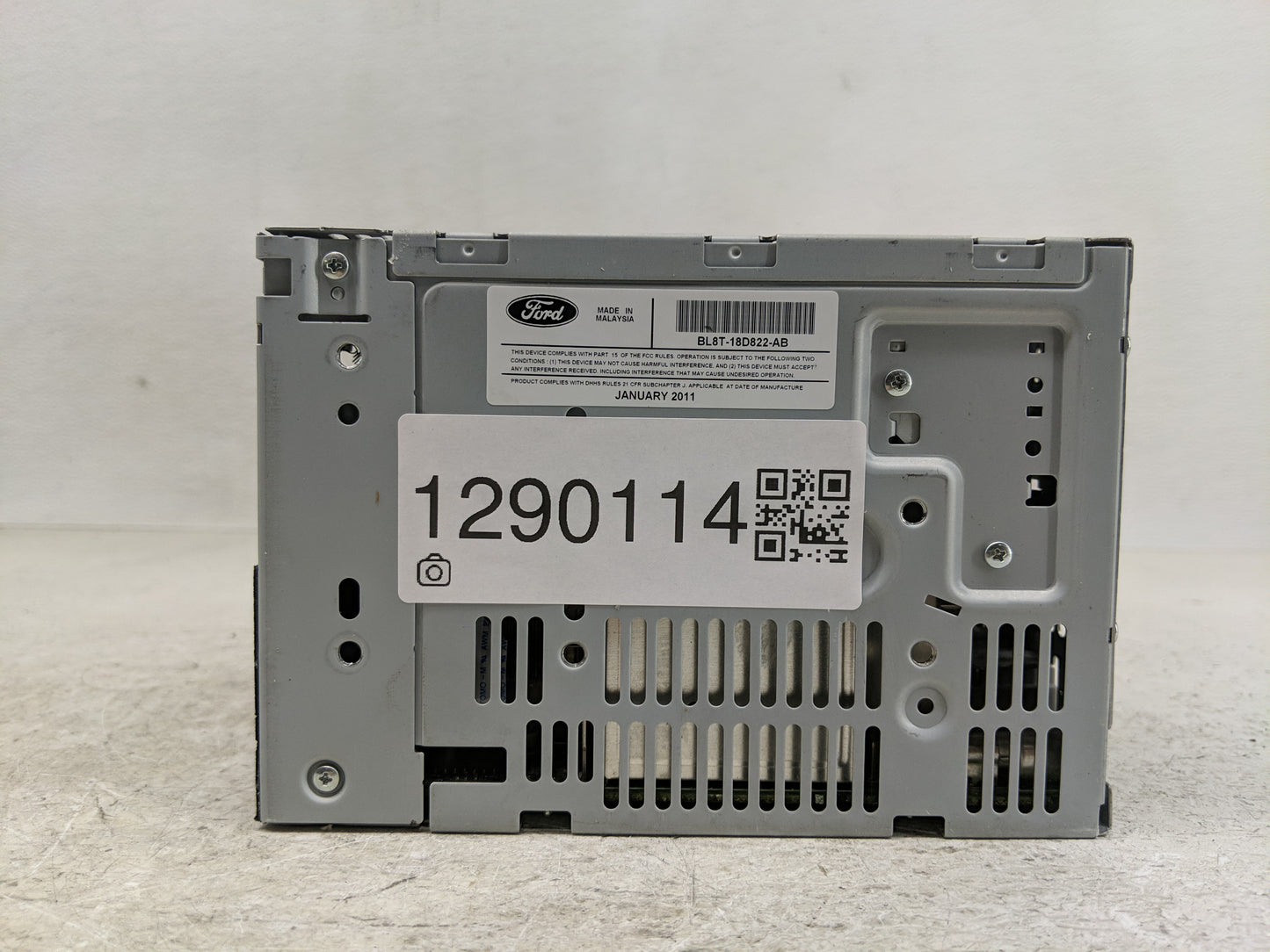 2013-2015 Ford Escape Radio AM FM Cd Player Receiver Replacement P/N:BL8T18D822AB Fits Fits 2013 2014 2015 OEM Used Auto Par