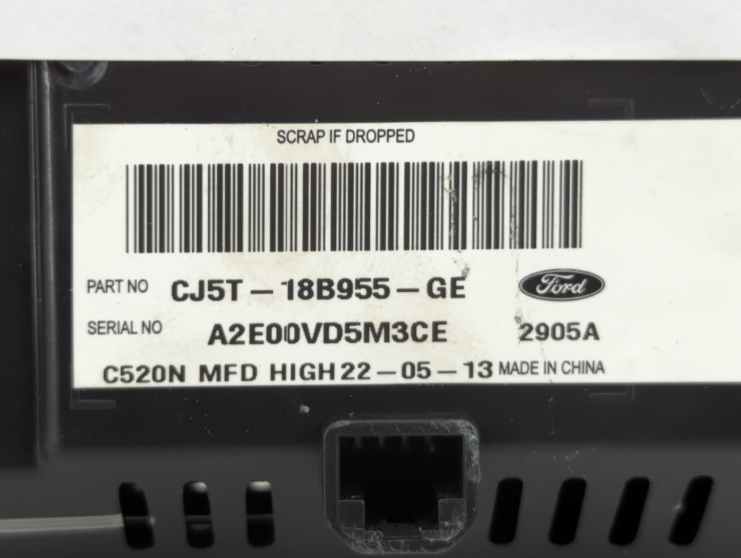 2013-2016 Ford Escape Information Display Screen - Oemusedautoparts1.com