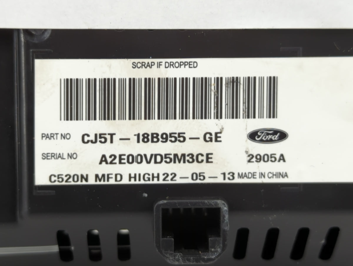 2013-2016 Ford Escape Information Radio Display Screen 1291400 - Oemusedautoparts1.com