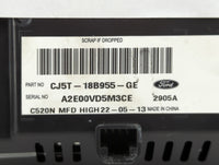2013-2016 Ford Escape Information Radio Display Screen 1291400 - Oemusedautoparts1.com
