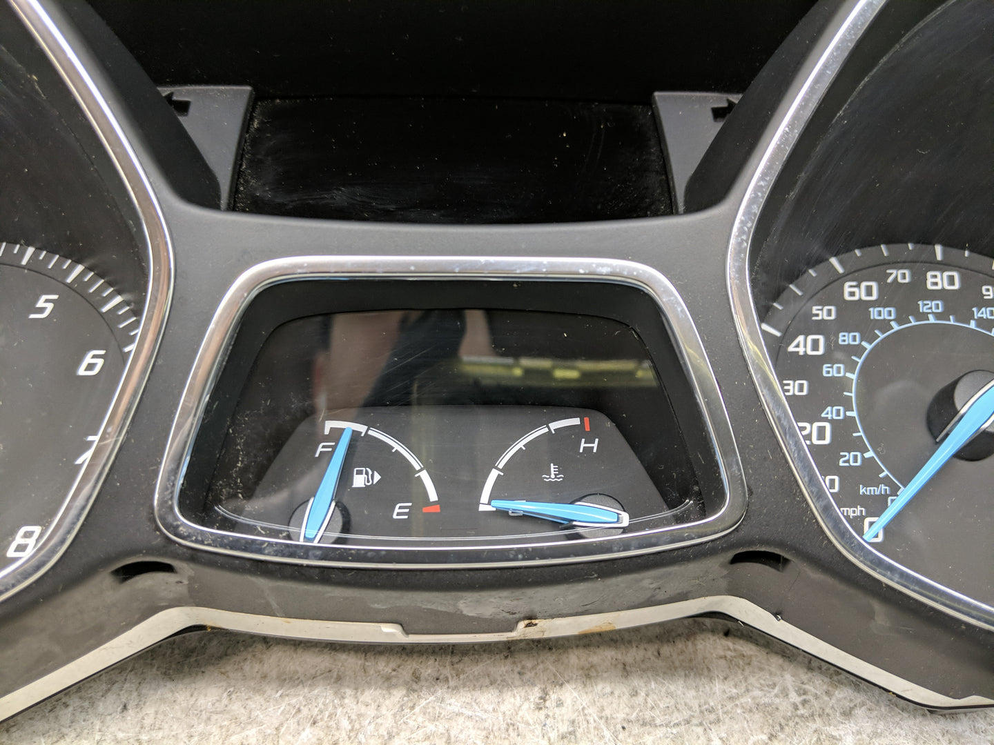 2013 Ford Escape Instrument Cluster Speedometer Gauges P/N:CJ5T-10849-TF Fits OEM Used Auto Parts - Oemusedautoparts1.com