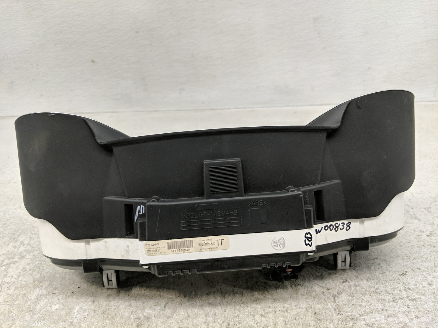 2013 Ford Escape Instrument Cluster Speedometer Gauges P/N:CJ5T-10849-TF Fits OEM Used Auto Parts - Oemusedautoparts1.com