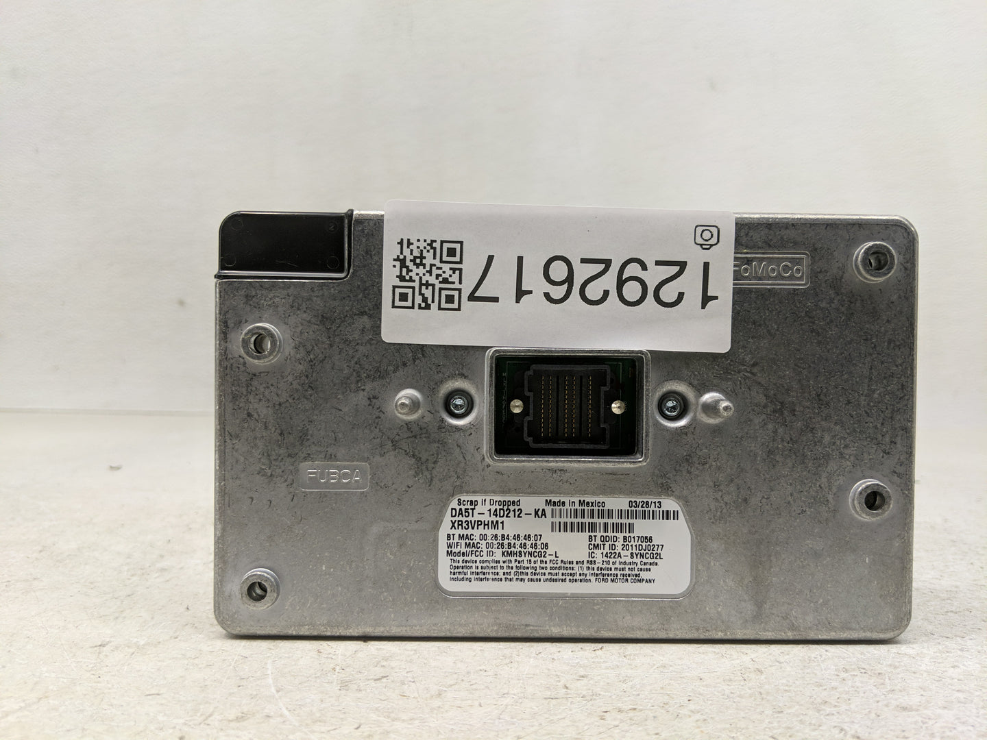 2013 Ford Escape PCM Engine Control Computer ECU ECM PCU OEM P/N:DJ5T-14F239-DA DA5T-14D212-KA Fits OEM Used Auto Parts - Oe