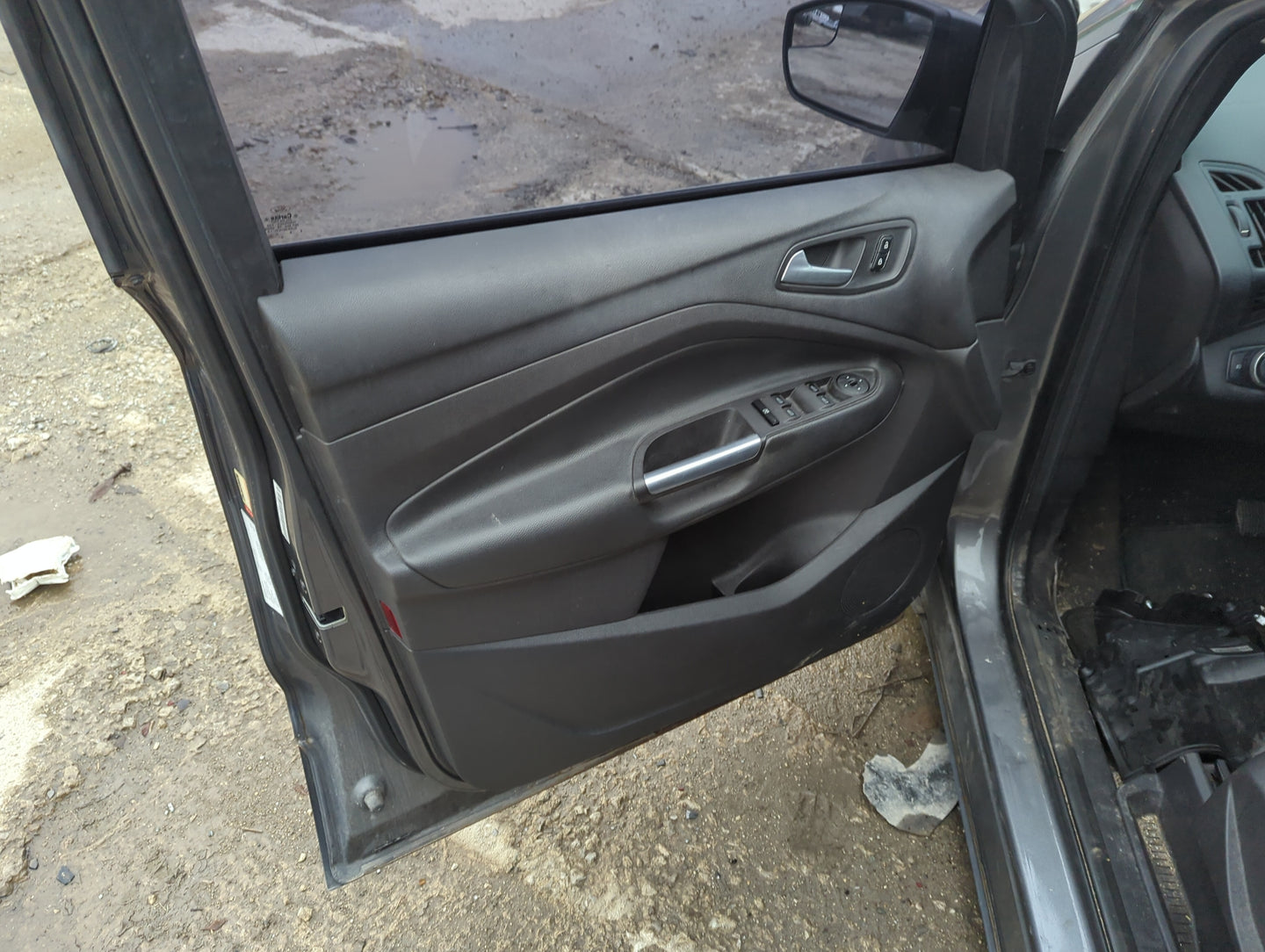 2013 Ford Escape Front Left Driver Interior Door Panel Trim - Oemusedautoparts1.com