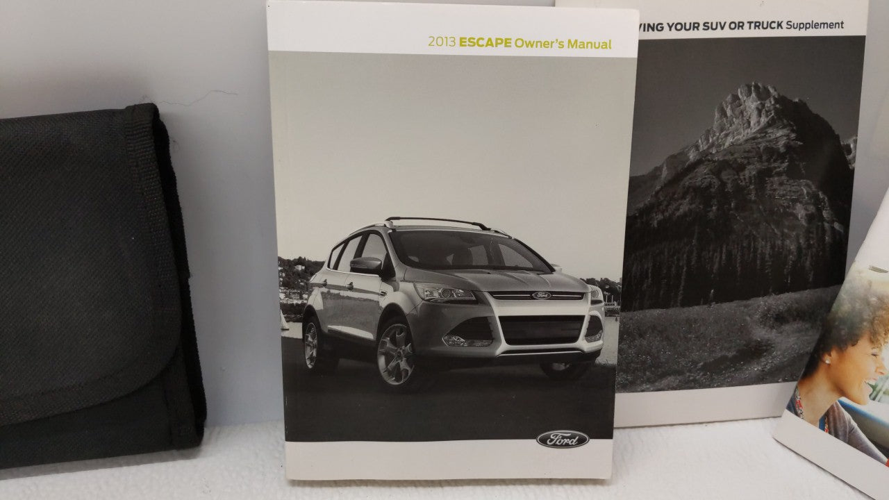 2013 Ford Escape Owners Manual Book Guide OEM Used Auto Parts - Oemusedautoparts1.com
