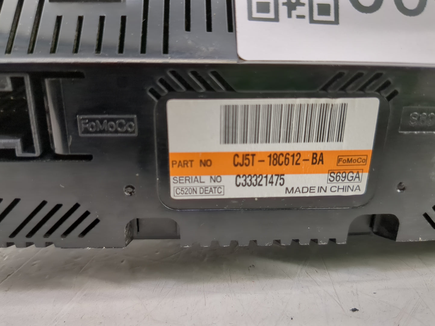 2013-2015 Ford Escape Climate Control Module Temperature AC/Heater Replacement P/N:CJ5T-18C612-BA Fits Fits 2013 2014 2015 O
