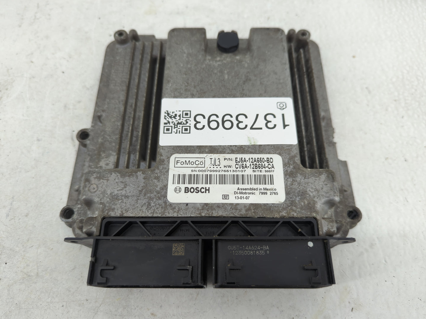 2013-2016 Ford Escape PCM Engine Control Computer ECU ECM PCU OEM P/N:EJ5A-12A650-BD Fits Fits 2013 2014 2015 2016 OEM Used 